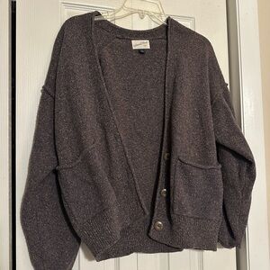 Universal Thread Dark Brown Cardigan Sweater